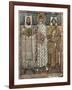 Saint Demetrius of Thessaloniki with the Donors, 6th-7th Century-null-Framed Giclee Print