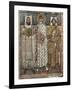 Saint Demetrius of Thessaloniki with the Donors, 6th-7th Century-null-Framed Giclee Print