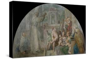Saint Didacus Preaching, 1604-1607-Annibale Carracci-Stretched Canvas