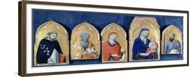 Saint Domenic's Altarpiece-Simone Martini-Framed Giclee Print