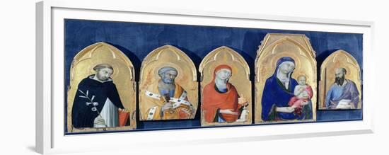 Saint Domenic's Altarpiece-Simone Martini-Framed Giclee Print