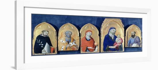 Saint Domenic's Altarpiece-Simone Martini-Framed Giclee Print