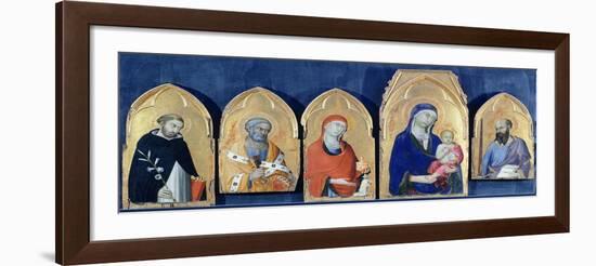 Saint Domenic's Altarpiece-Simone Martini-Framed Giclee Print