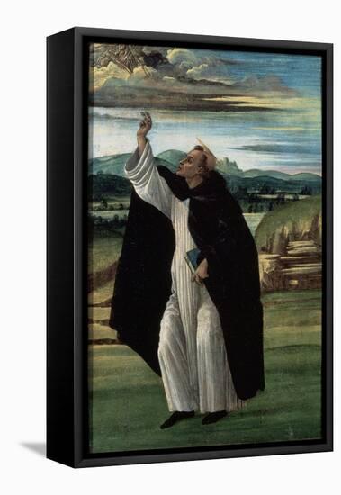Saint Dominic, 1490S-Sandro Botticelli-Framed Stretched Canvas