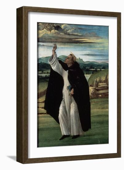 Saint Dominic, 1490S-Sandro Botticelli-Framed Giclee Print