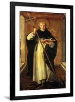 Saint Dominic Guzman-Pedro Berruguete-Framed Giclee Print