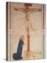 Saint Dominic Praying by the Crucifixion-null-Stretched Canvas