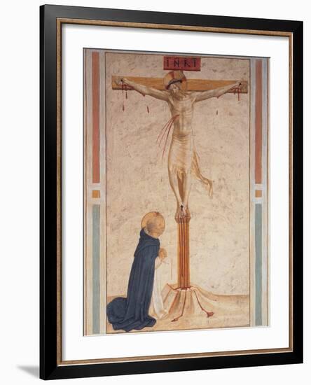 Saint Dominic Praying by the Crucifixion-null-Framed Giclee Print