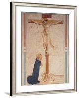 Saint Dominic Praying by the Crucifixion-null-Framed Giclee Print