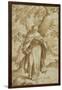 Saint Dominic Reading, C.1575-Bartholomaeus Spranger-Framed Giclee Print