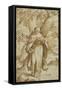 Saint Dominic Reading, C.1575-Bartholomaeus Spranger-Framed Stretched Canvas