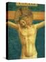 Saint Dominic with the Crucifix-Fra Angelico-Stretched Canvas