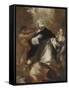 Saint Dominique s'élevant au-dessus des passions humaines-Luca Giordano-Framed Stretched Canvas
