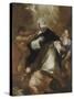 Saint Dominique s'élevant au-dessus des passions humaines-Luca Giordano-Stretched Canvas