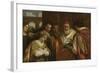 Saint Domitilla Receiving the Veil from Pope Clement I-Pietro da Cortona-Framed Giclee Print