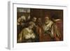 Saint Domitilla Receiving the Veil from Pope Clement I-Pietro da Cortona-Framed Giclee Print