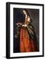 Saint Dorothea-Francisco de Zurbaran-Framed Giclee Print