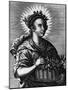 Saint Dorothea-null-Mounted Art Print