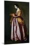 Saint Dorothy, 1640-50 (Oil on Canvas)-Francisco de Zurbaran-Mounted Giclee Print