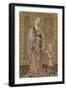 Saint Dorothy and the Infant Christ, Ca 1460-Francesco di Giorgio Martini-Framed Giclee Print