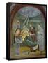 Saint Eldrad Dying Receiving the Eucharist-null-Framed Stretched Canvas