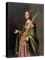 Saint Elizabeth of Thuringia, Ca 1637-1640-Francisco de Zurbarán-Stretched Canvas
