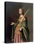 Saint Elizabeth of Thuringia, Ca 1637-1640-Francisco de Zurbarán-Stretched Canvas