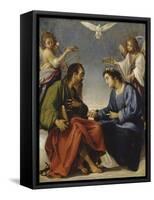 Saint Etienne and Paul Talking Crowned by Two Angels-Giovanni Baglione-Framed Stretched Canvas