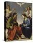 Saint Etienne and Paul Talking Crowned by Two Angels-Giovanni Baglione-Stretched Canvas