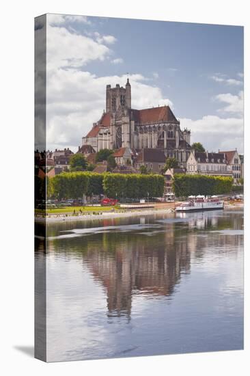 Saint Etienne D'Auxerre Cathedral in the City of Auxerre, Burgundy, France, Europe-Julian Elliott-Stretched Canvas