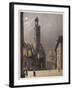 Saint-Etienne-Du-Mont and the Pantheon, by Night-null-Framed Giclee Print