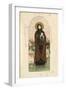 Saint Euphrosyne of Polatsk (Study for Frescos in the St Vladimir's Cathedral of Kie), 1884-1889-Viktor Mikhaylovich Vasnetsov-Framed Giclee Print