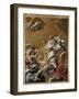 Saint Eustache et sa famille porté au ciel dit aussi L'Apothéose de saint E-Simon Vouet-Framed Giclee Print