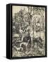 Saint Eustache-Albrecht Dürer-Framed Stretched Canvas