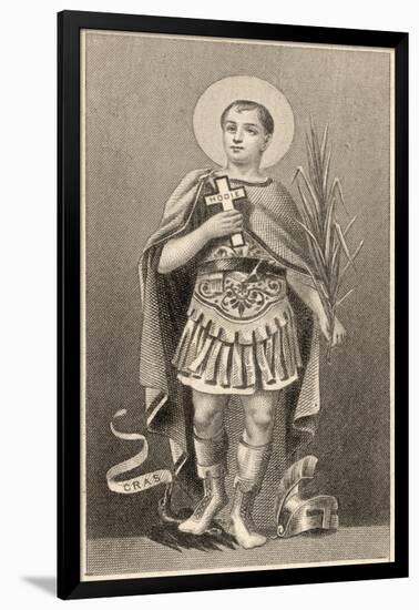 Saint Expeditus-null-Framed Art Print