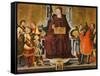 Saint Felicity and Her Children-Neri Di Bicci-Framed Stretched Canvas