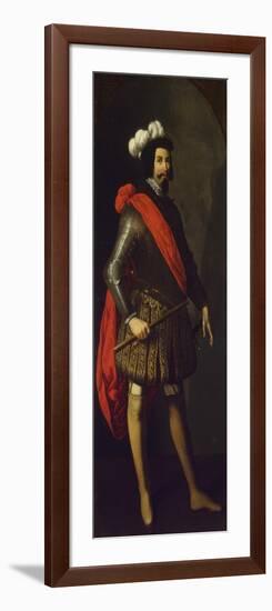 Saint Ferdinand III of Castile, Ca 1630-1634-Francisco de Zurbarán-Framed Giclee Print