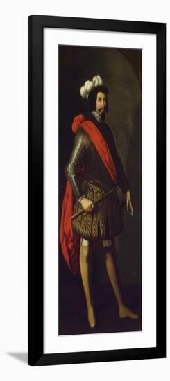 Saint Ferdinand III of Castile, Ca 1630-1634-Francisco de Zurbarán-Framed Giclee Print