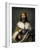 Saint Ferdinand-Bartolome Esteban Murillo-Framed Art Print