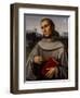 Saint Francis, 1480 Oil on Panel-Il Francia-Framed Giclee Print