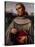 Saint Francis, 1480 Oil on Panel-Il Francia-Stretched Canvas