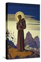 Saint Francis, 1932-Nicholas Roerich-Stretched Canvas
