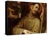 Saint Francis Adoring the Cross with the Stigmatisation of Saint Francis Beyond-Camillo Procaccini-Stretched Canvas