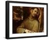 Saint Francis Adoring the Cross with the Stigmatisation of Saint Francis Beyond-Camillo Procaccini-Framed Giclee Print