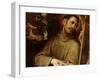 Saint Francis Adoring the Cross with the Stigmatisation of Saint Francis Beyond-Camillo Procaccini-Framed Giclee Print
