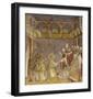 Saint Francis and Friars Receiving Franciscan Rule from Pope-Giotto-Framed Premium Giclee Print