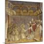 Saint Francis and Friars Receiving Franciscan Rule from Pope-Giotto-Mounted Art Print