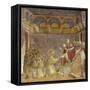 Saint Francis and Friars Receiving Franciscan Rule from Pope-Giotto-Framed Stretched Canvas