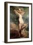 Saint Francis Before the Crucified Christ-Peter Paul Rubens-Framed Giclee Print