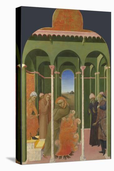 Saint Francis before the Sultan, 1437-1444-Sassetta-Stretched Canvas